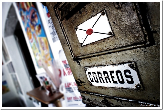 B&uacute;stia de correus al bar Anita, a Sant Carles de Peralta. Eivissa.