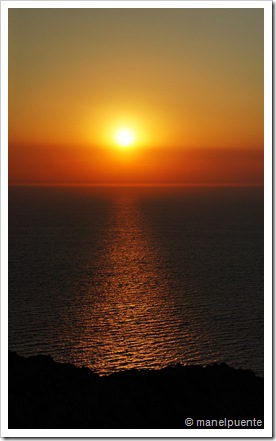 Posta de Sol a Cap Negret. Eivissa