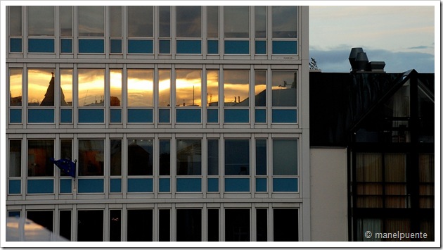 Vistes de Reykjavik des de l'hotel City Center