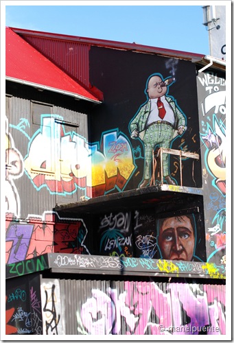 Graffitis al centre per a joves de Reykjavik