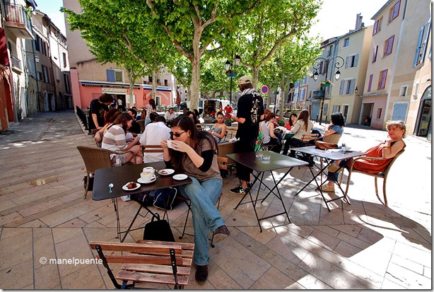 Place Marcel Pagnol. Manosque, La Provence. França