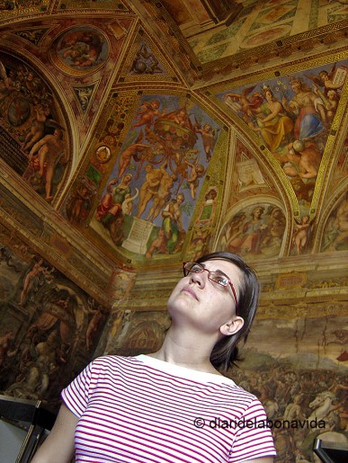 Admirando las Habitaciones de Rafael