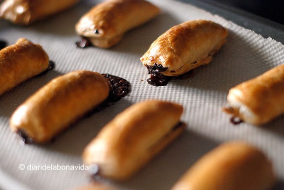 napolitanas de chocolate