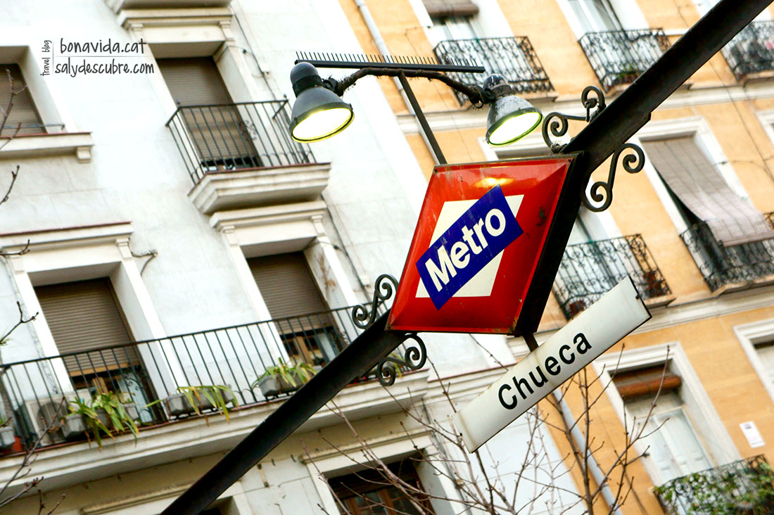 El metro es ideal para desplazarse por Madrid