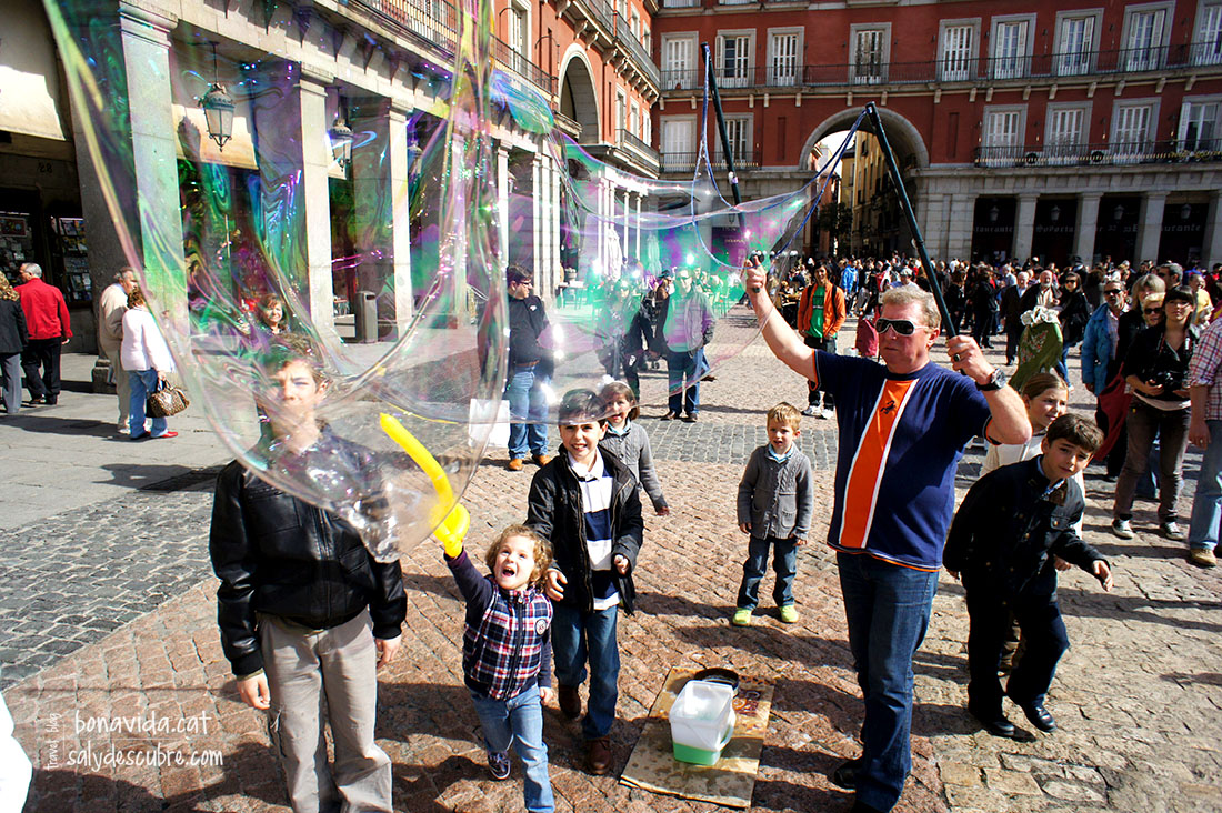 Artistas en la Plaza Mayor