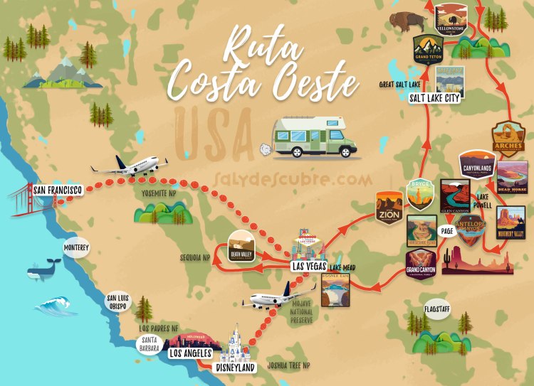 mapa ruta costa oest 02 esp final